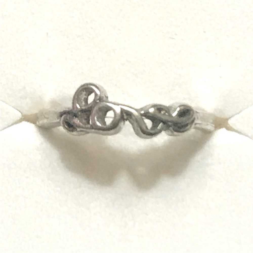 Sterling silver Love ring size 7.25